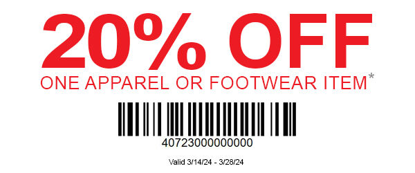Family footwear coupon outlet